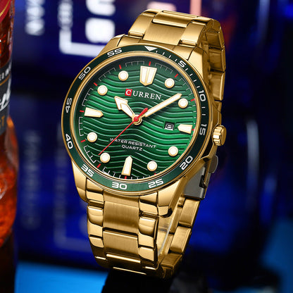 Ralph Curren Geneva® Men's Stainless Steel Watch