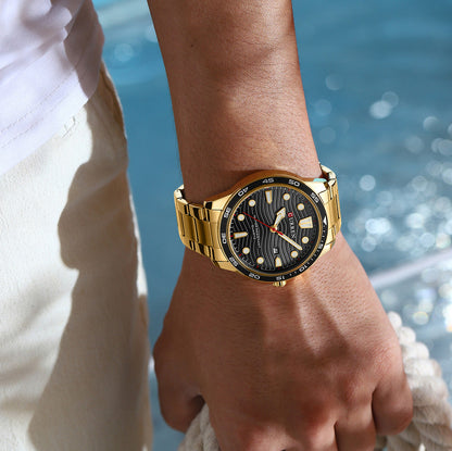 Ralph Curren Geneva® Men's Stainless Steel Watch