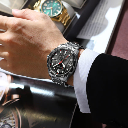 Ralph Curren Geneva® Men's Stainless Steel Watch