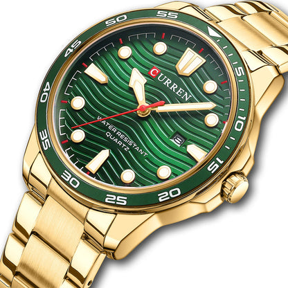 Ralph Curren Geneva® Men's Stainless Steel Watch