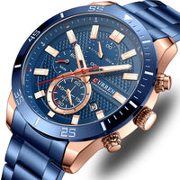 Blue/Rose Gold