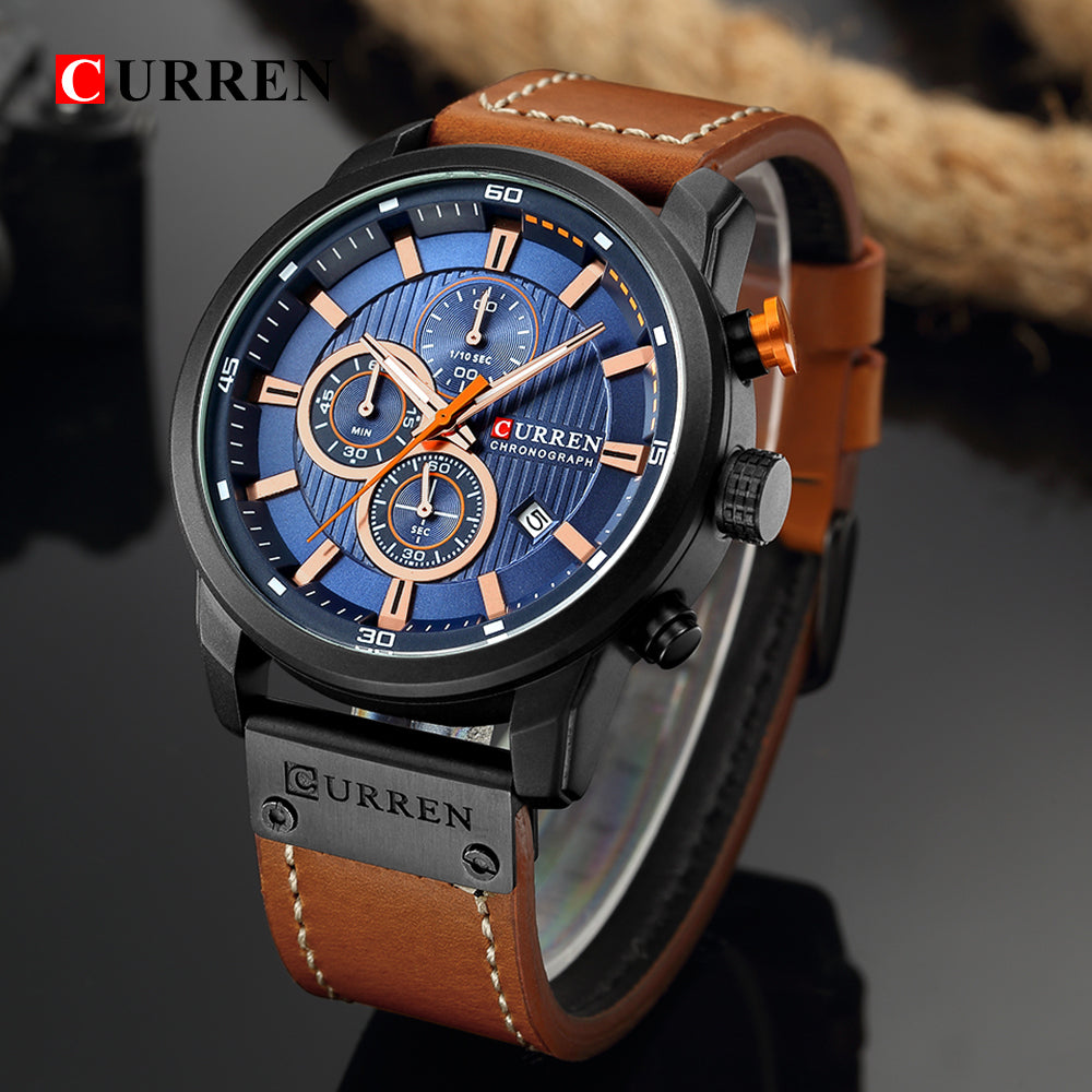 Ralph Curren Istanbul® Men's Leather Watch