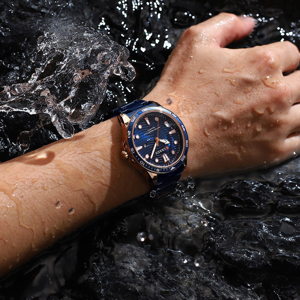 Ralph Curren Geneva® Men's Stainless Steel Watch