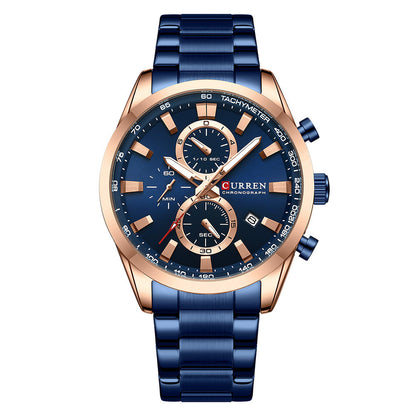 Curren Monte Carlo® orologio uomo acciaio