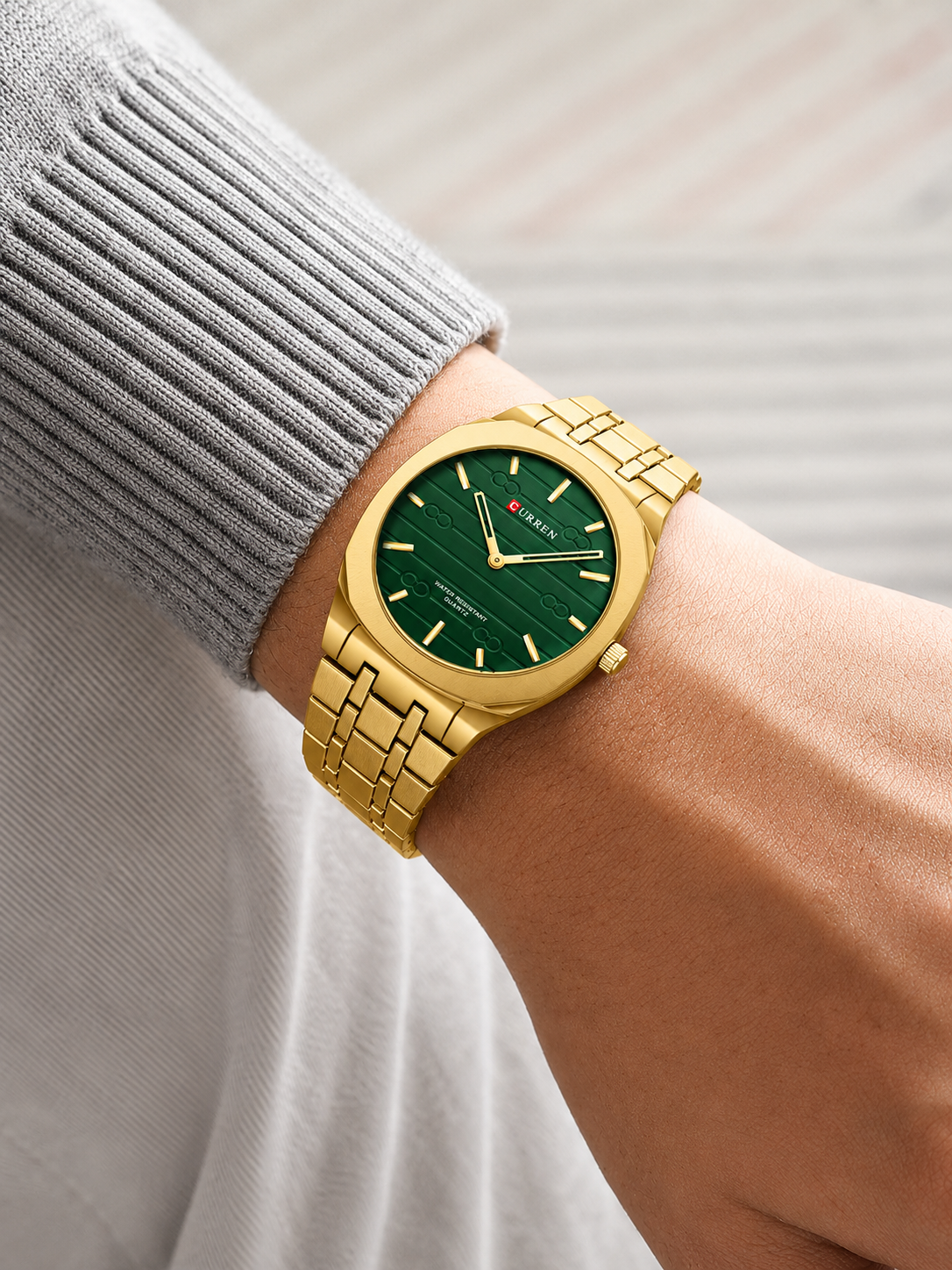 Curren Sax® orologio uomo acciaio