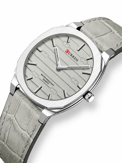Ralph Curren Sax® Men's Leather Watch