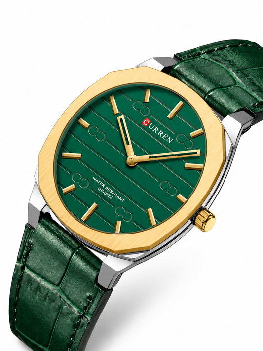 Ralph Curren Sax® Men's Leather Watch