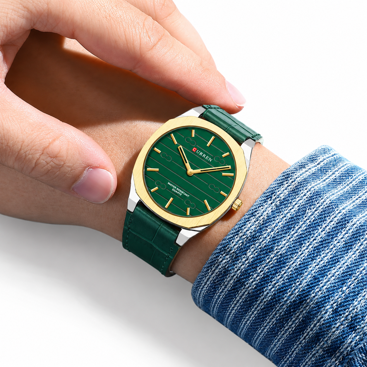 Ralph Curren Sax® Men's Leather Watch