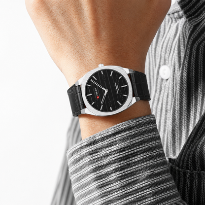 Ralph Curren Sax® Men's Leather Watch