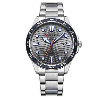Ralph Curren Geneva® Men's Stainless Steel Watch