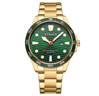 Ralph Curren Geneva® Men's Stainless Steel Watch