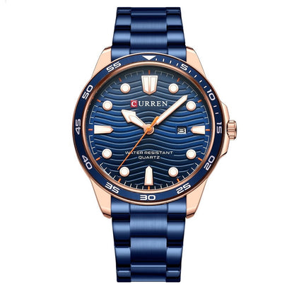 Ralph Curren Geneva® Men's Stainless Steel Watch