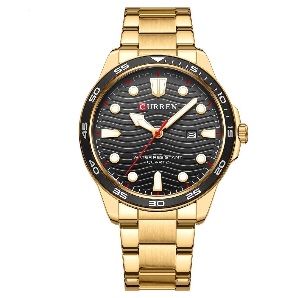 Ralph Curren Geneva® Men's Stainless Steel Watch