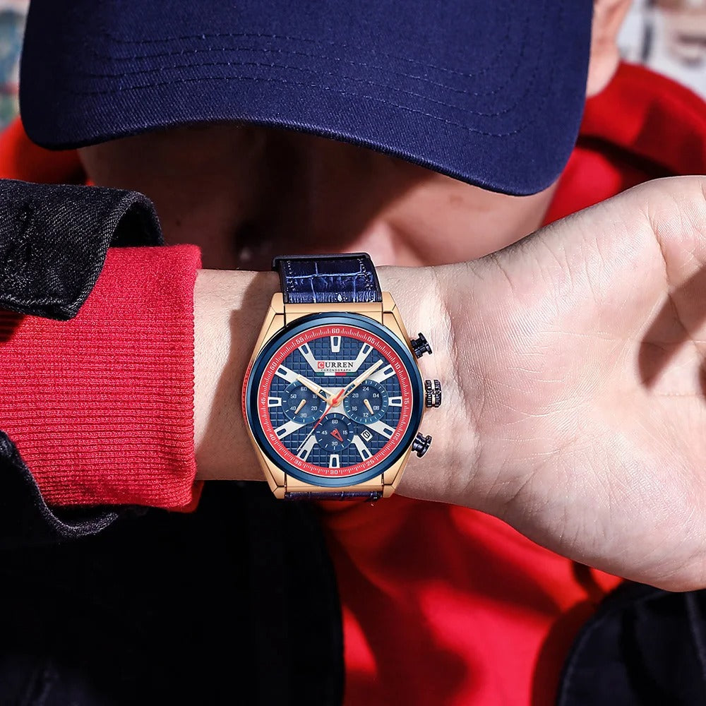 Ralph Curren Corsa® Men's Leather Watch