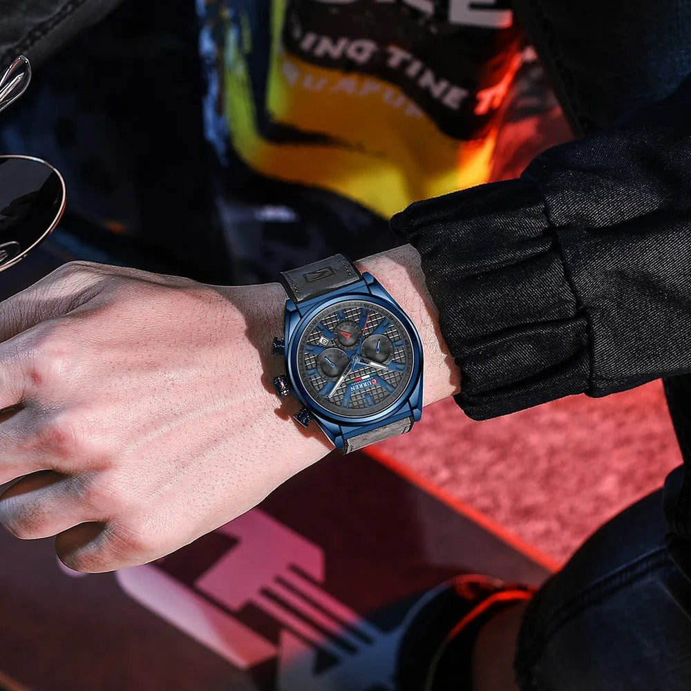Ralph Curren Corsa® Men's Leather Watch