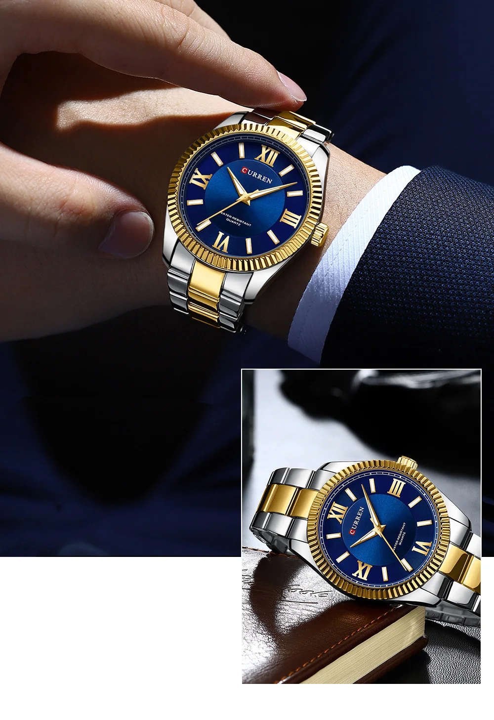 Ralph Curren Roma® Men's Stainless Steel Watch