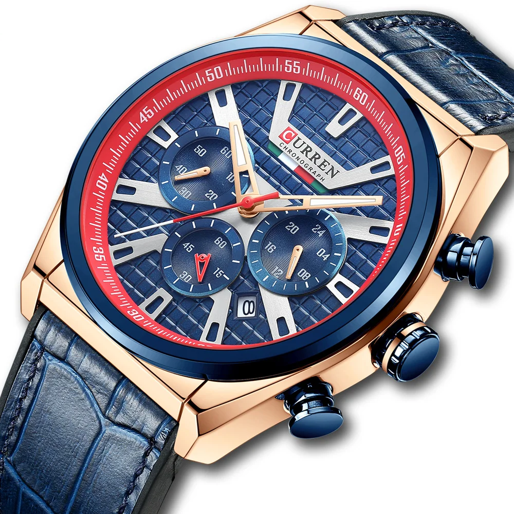 Ralph Curren Corsa® Men's Leather Watch