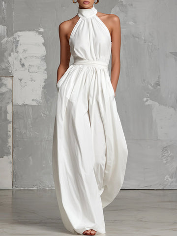 Women's Casual Sleeveless Jumpsuit