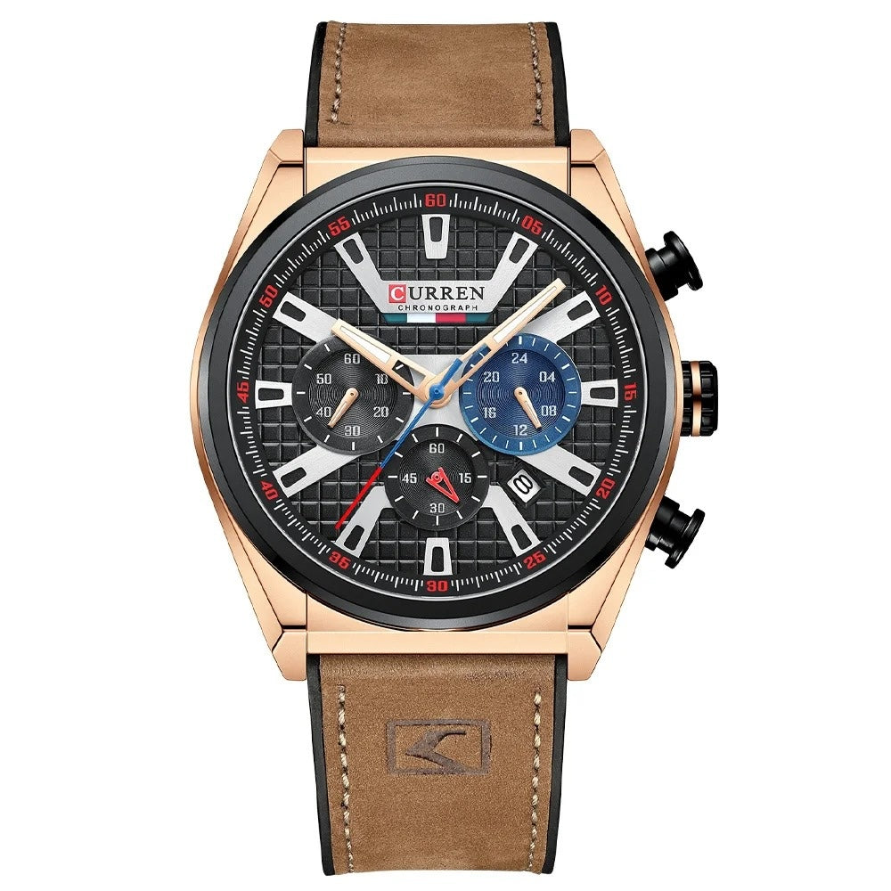 Ralph Curren Corsa® Men's Leather Watch
